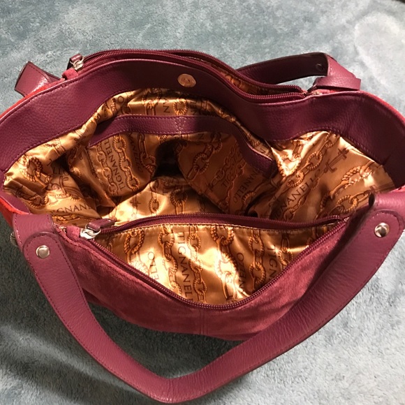 Tignanello suede bag - Picture 3 of 5